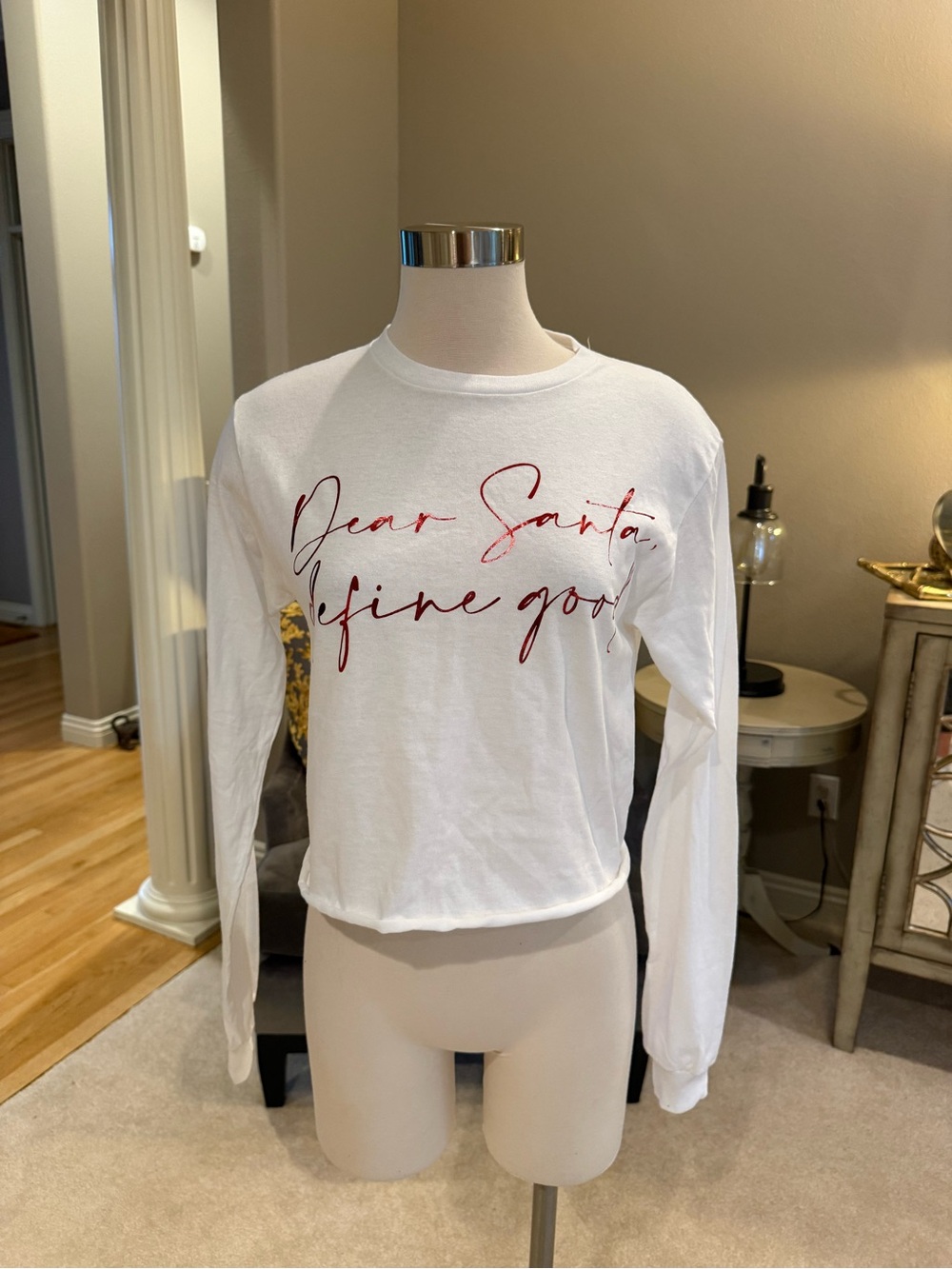 Chemistry Dear Santa Define Good Tee (NWT) Size Small